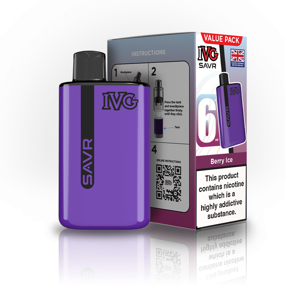 IVG SAVR 3000 Puffs Prefilled Pod Kit | Box of 5