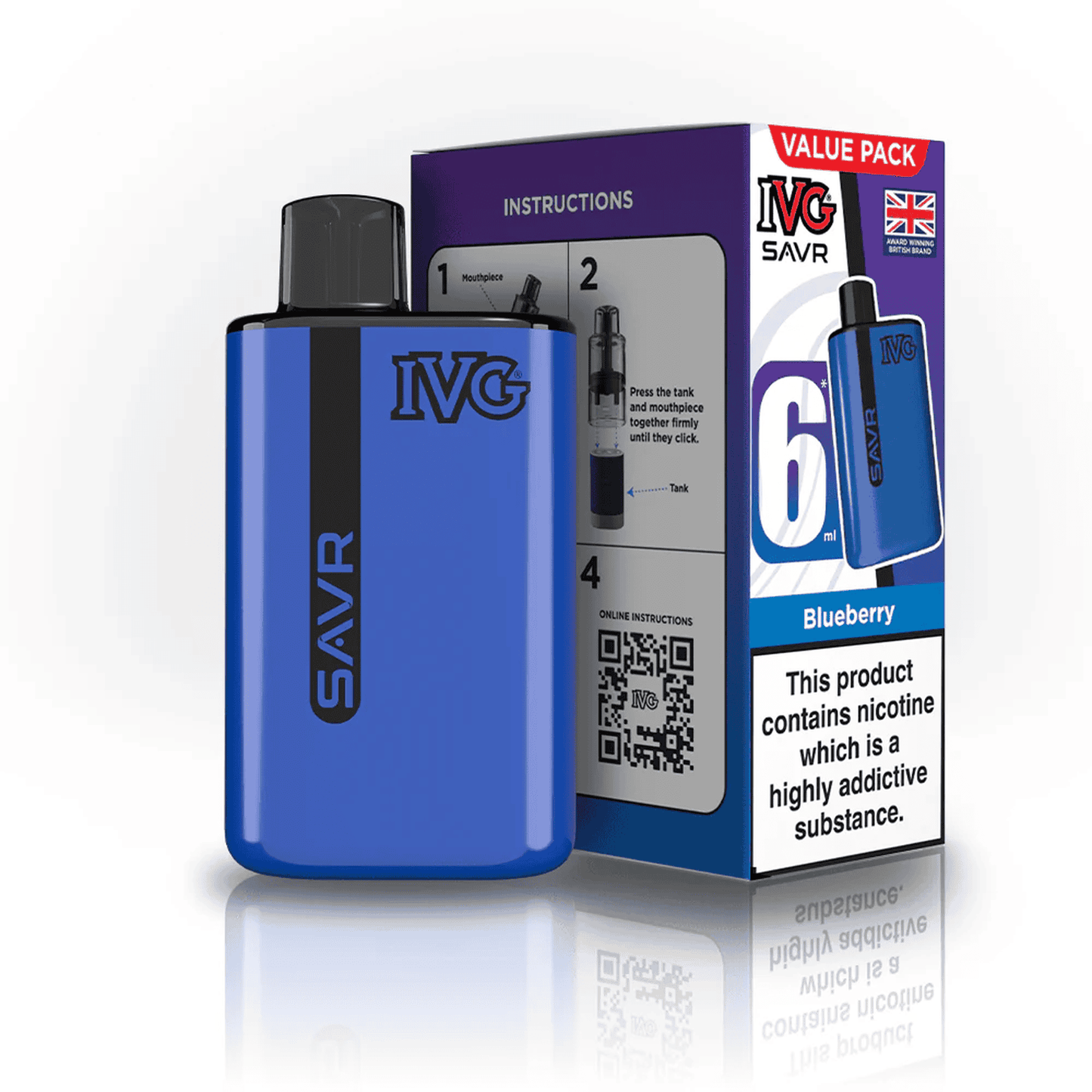 IVG SAVR 3000 Puffs Prefilled Pod Kit | Box of 5