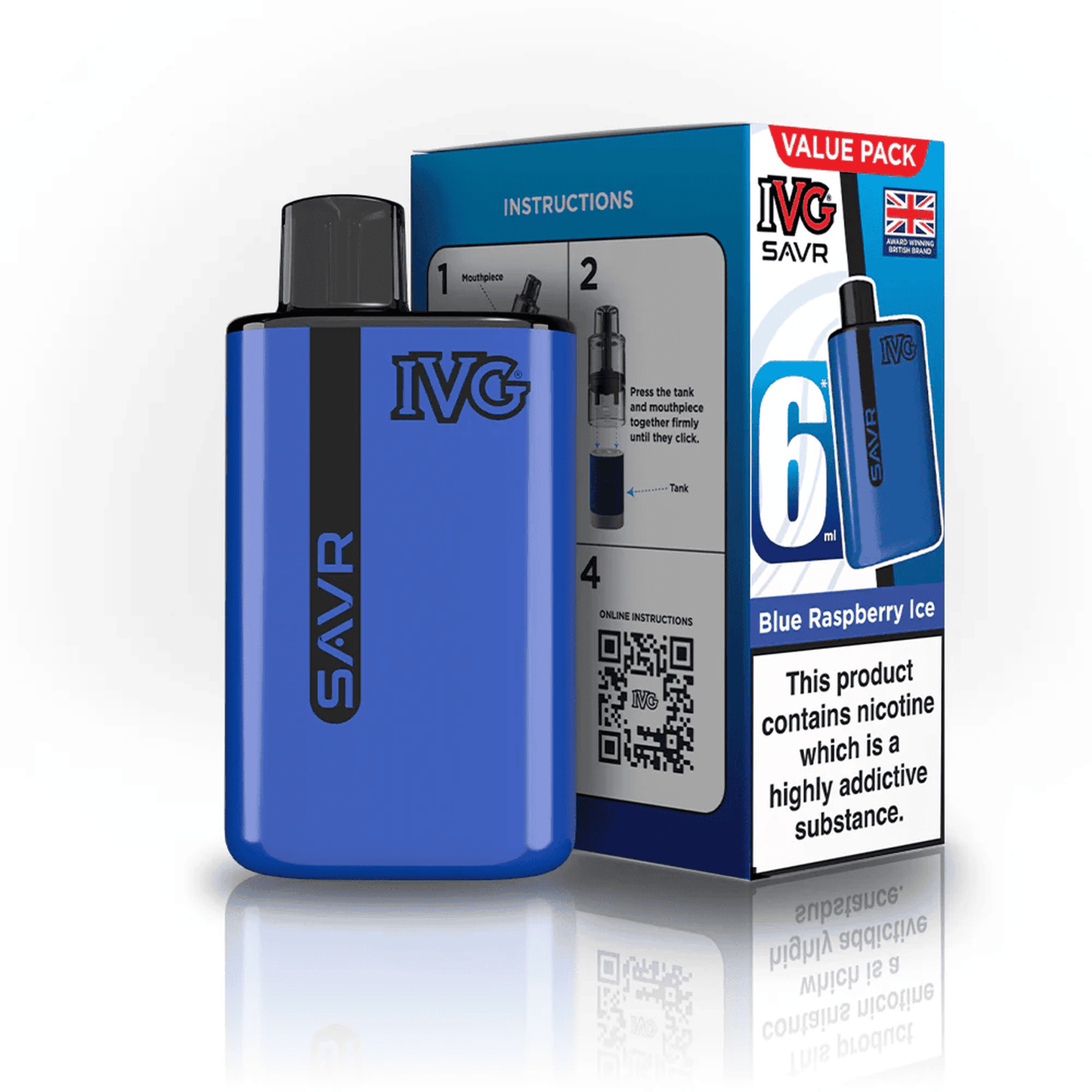 IVG SAVR 3000 Puffs Prefilled Pod Kit | Box of 5