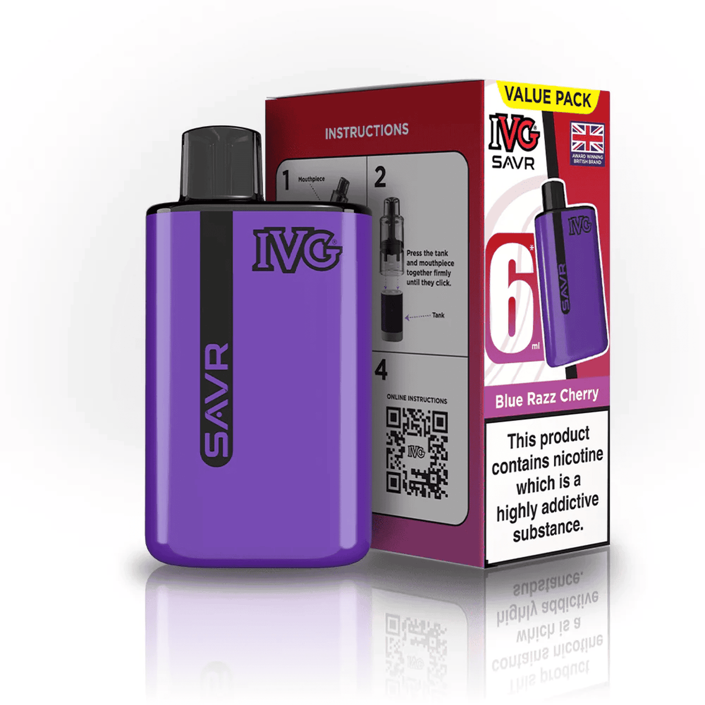 IVG SAVR 3000 Puffs Prefilled Pod Kit | Box of 5