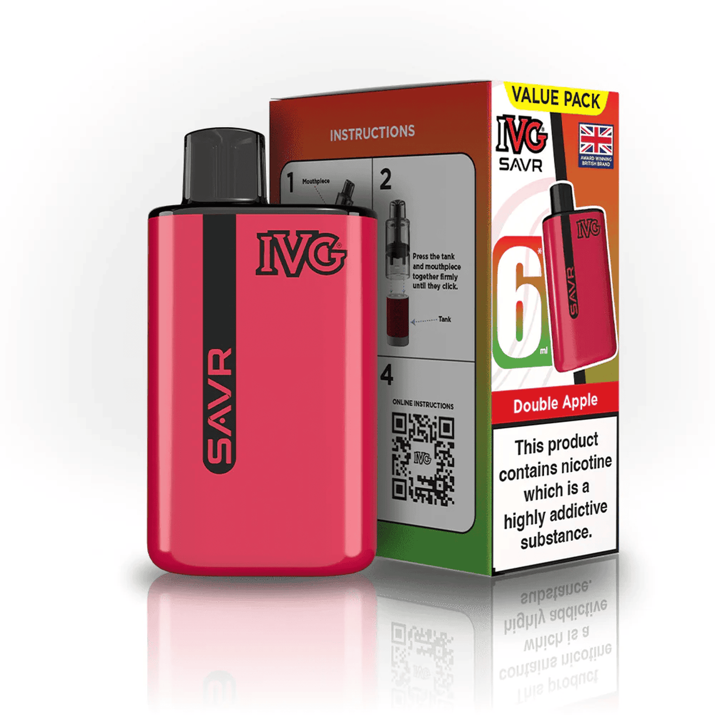 IVG SAVR 3000 Puffs Prefilled Pod Kit | Box of 5
