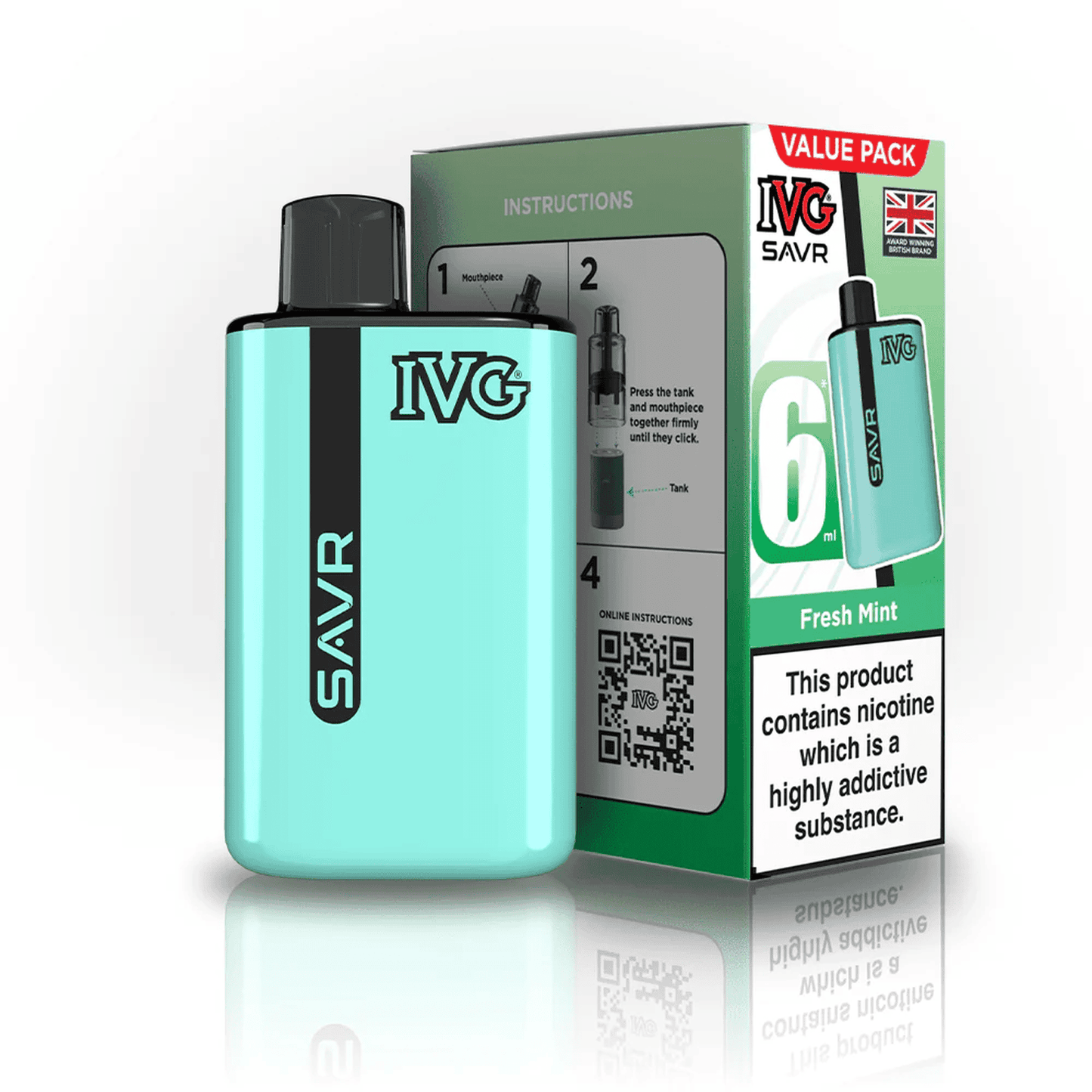 IVG SAVR 3000 Puffs Prefilled Pod Kit | Box of 5