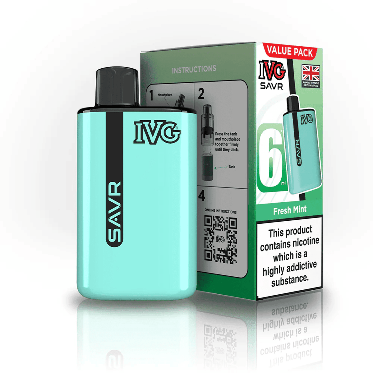 IVG SAVR 3000 Puffs Prefilled Pod Kit | Box of 5