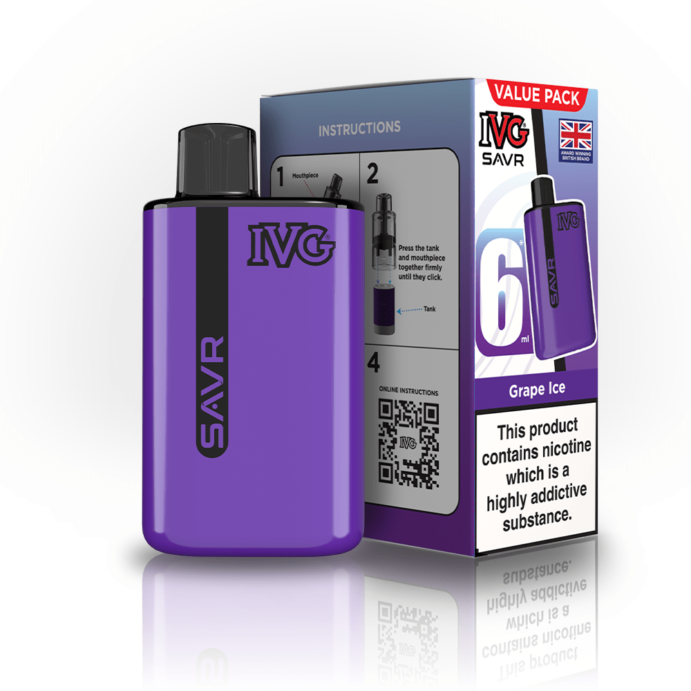 IVG SAVR 3000 Puffs Prefilled Pod Kit | Box of 5