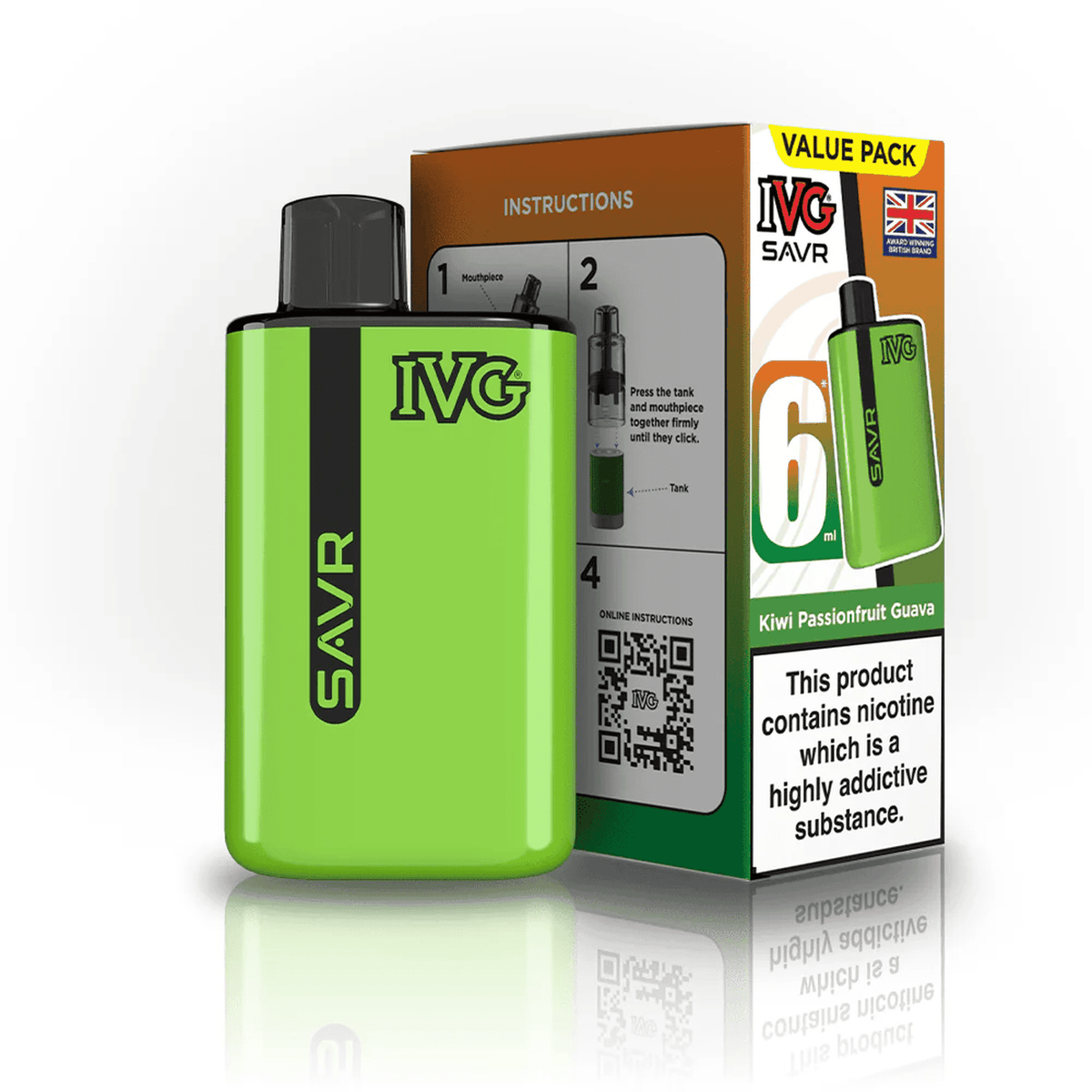 IVG SAVR 3000 Puffs Prefilled Pod Kit | Box of 5