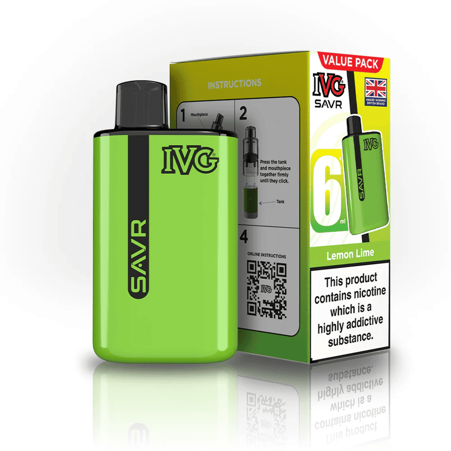 IVG SAVR 3000 Puffs Prefilled Pod Kit | Box of 5