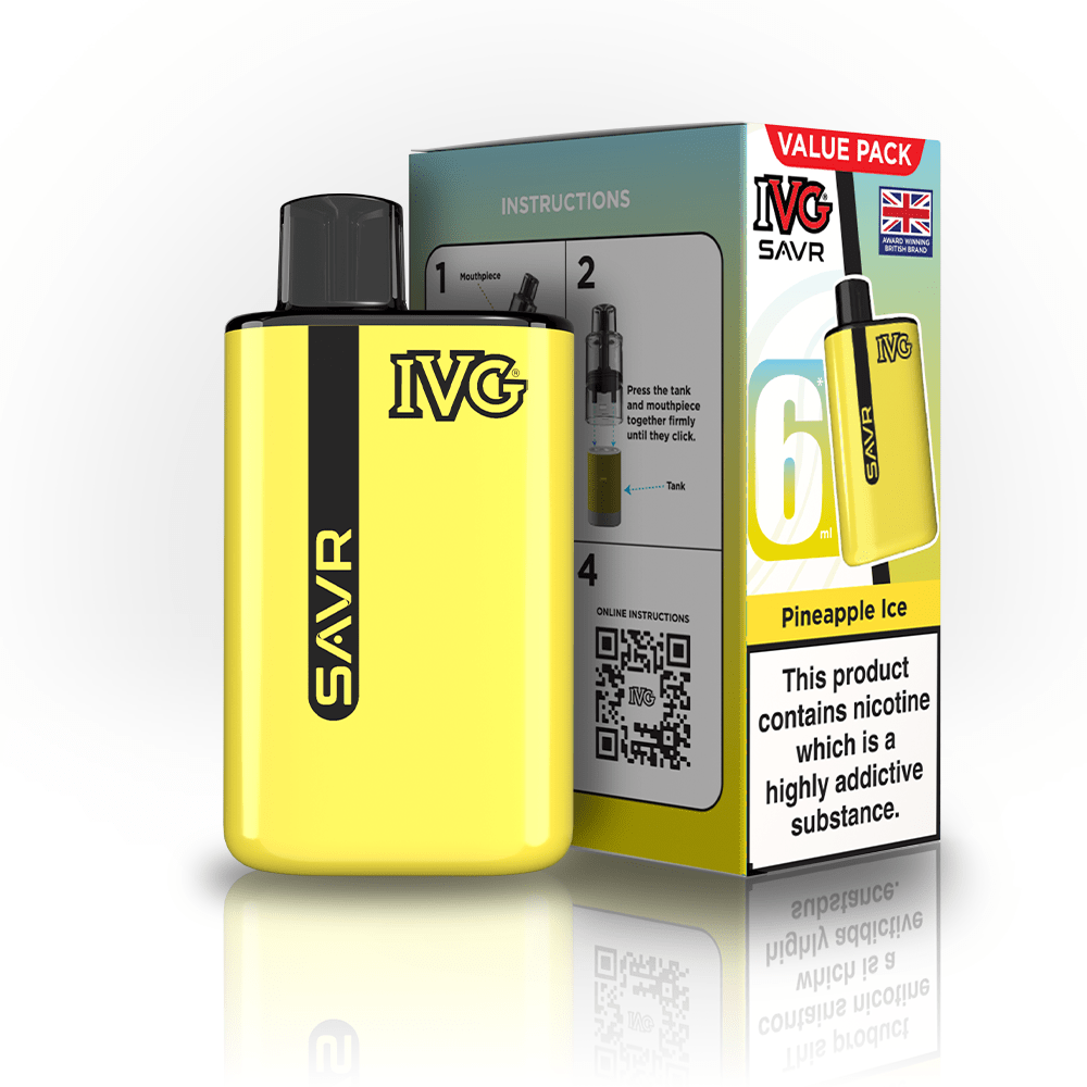 IVG SAVR 3000 Puffs Prefilled Pod Kit | Box of 5