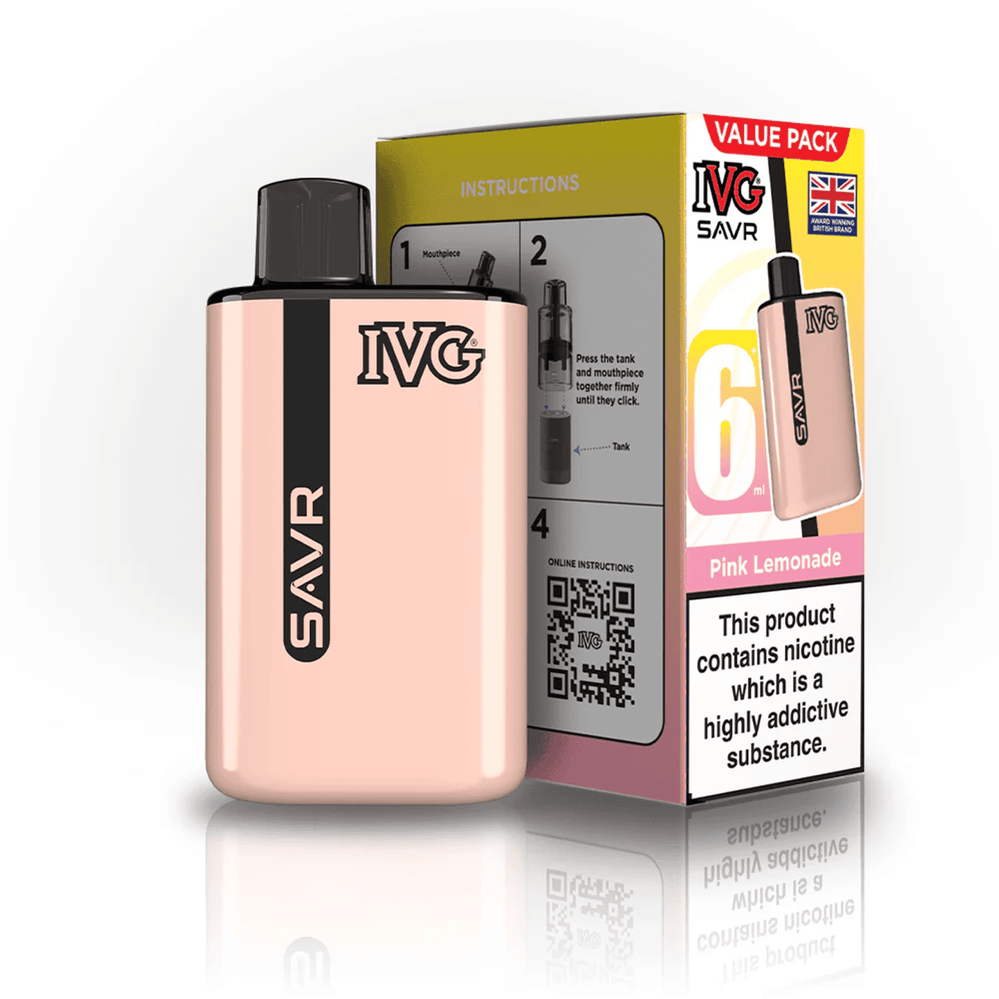 IVG SAVR 3000 Puffs Prefilled Pod Kit | Box of 5