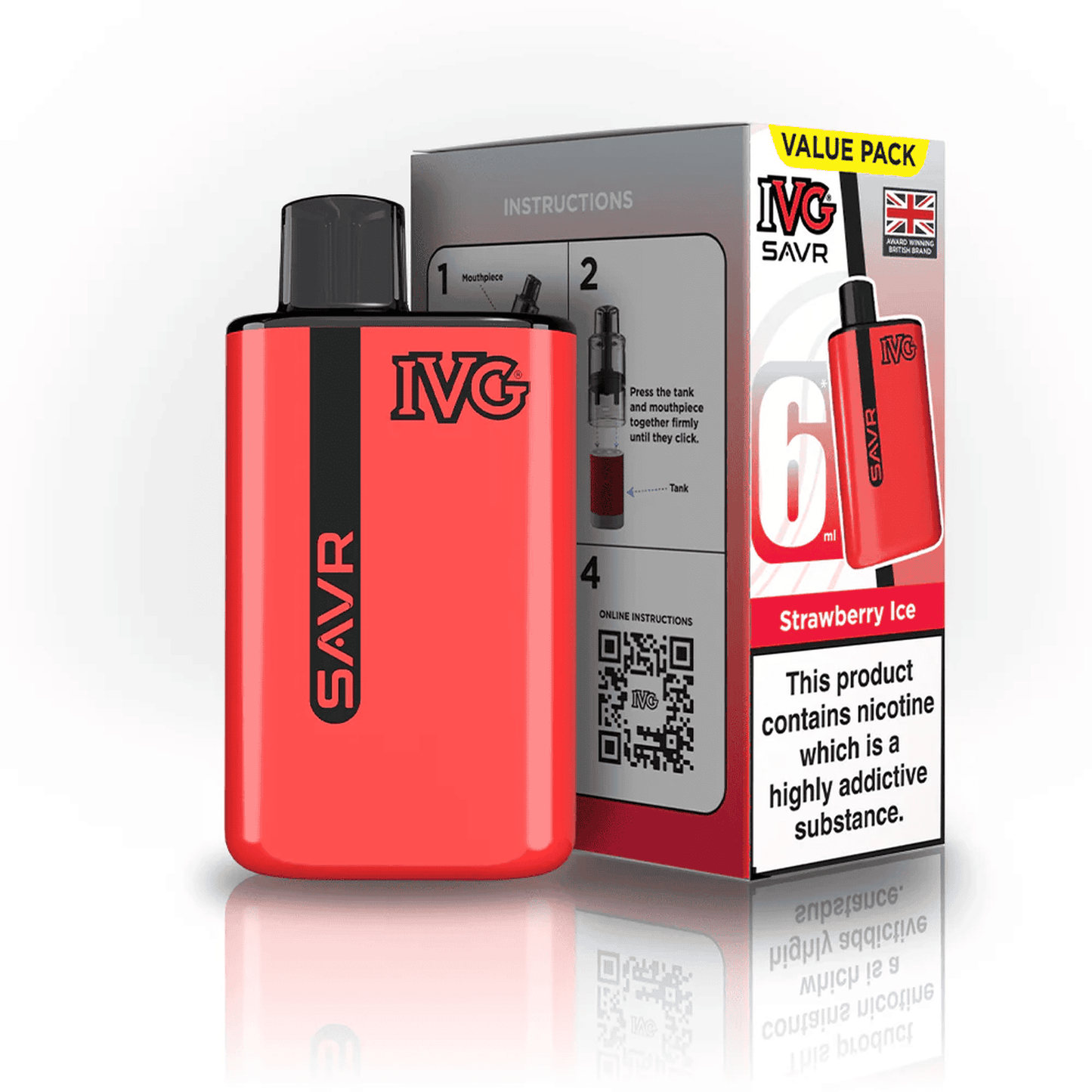 IVG SAVR 3000 Puffs Prefilled Pod Kit | Box of 5