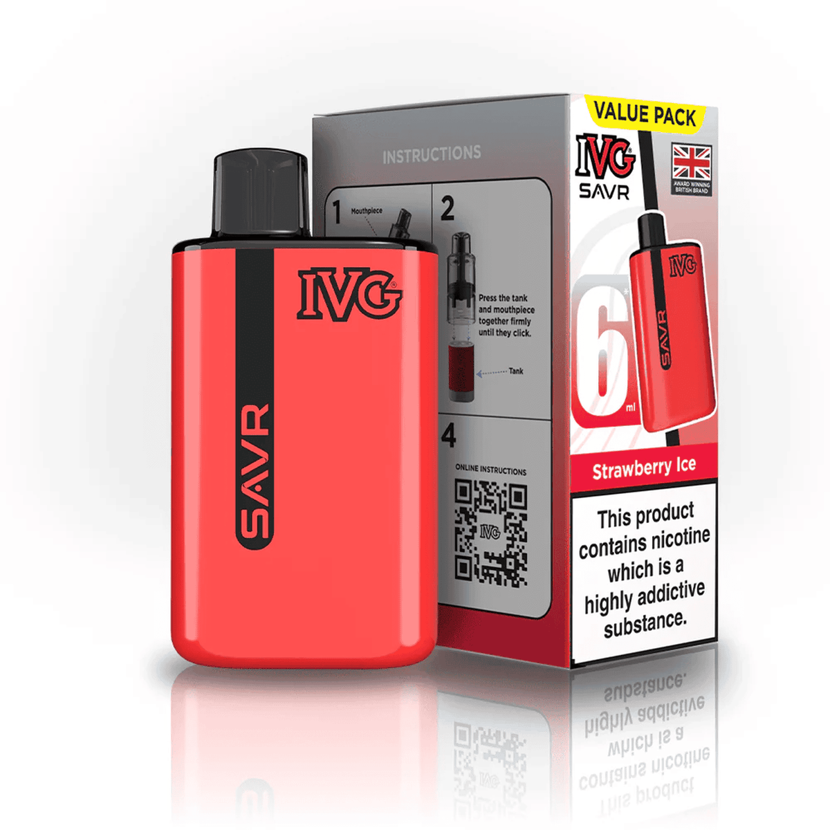 IVG SAVR 3000 Puffs Prefilled Pod Kit | Box of 5