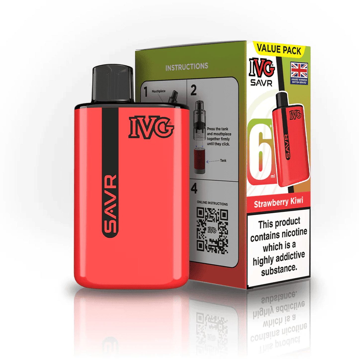 IVG SAVR 3000 Puffs Prefilled Pod Kit | Box of 5
