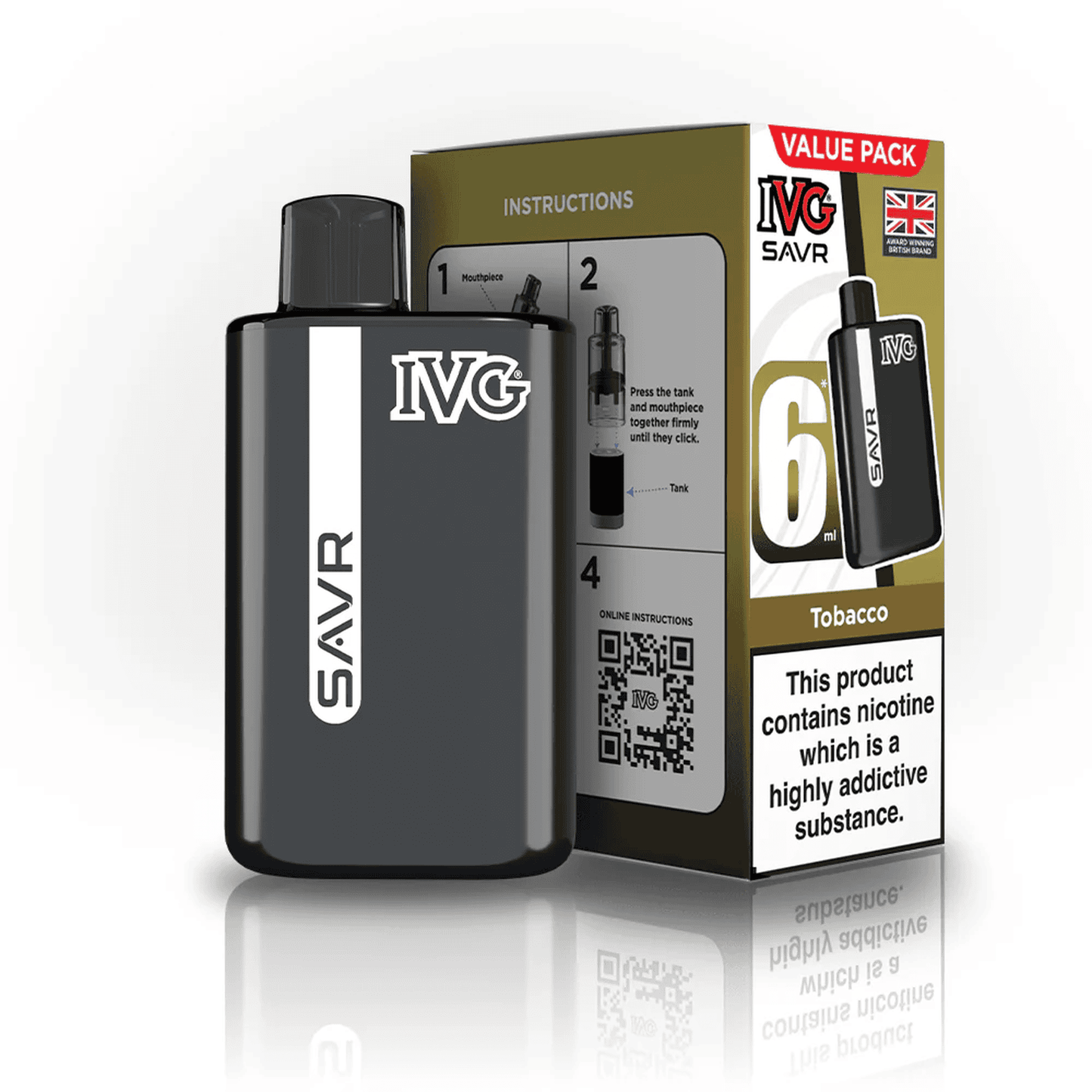 IVG SAVR 3000 Puffs Prefilled Pod Kit | Box of 5