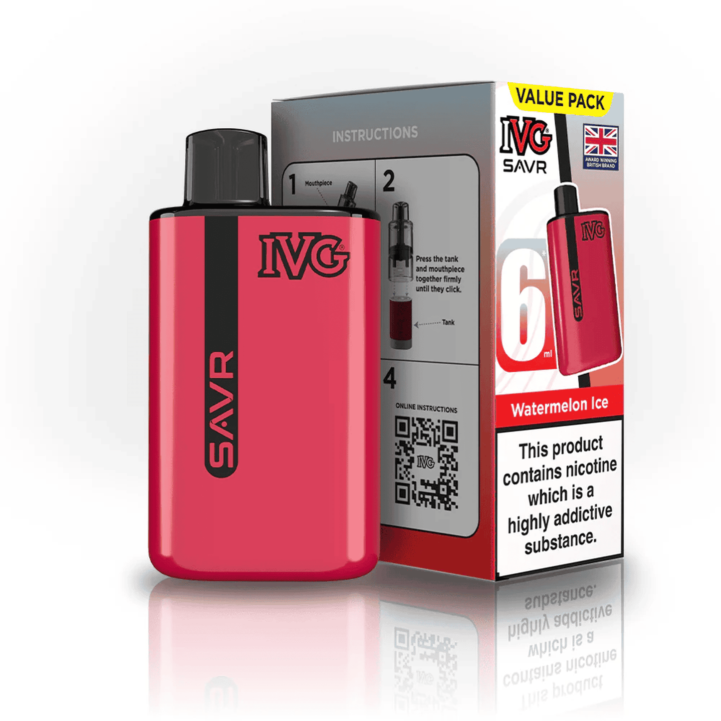 IVG SAVR 3000 Puffs Prefilled Pod Kit | Box of 5