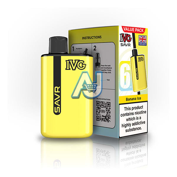 IVG SAVR 3K Puffs Prefilled Pod Vape Kit