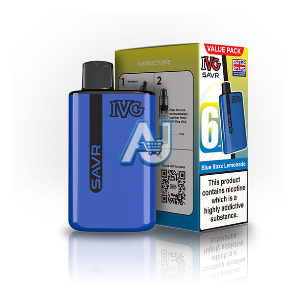 IVG SAVR 3K Puffs Prefilled Pod Vape Kit