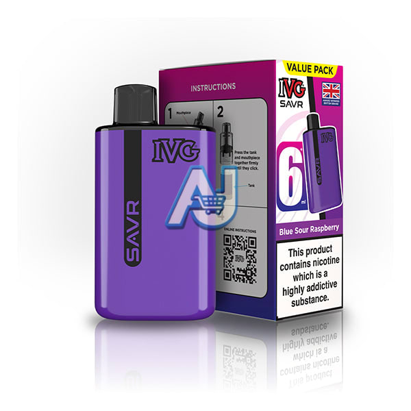 IVG SAVR 3K Puffs Prefilled Pod Vape Kit