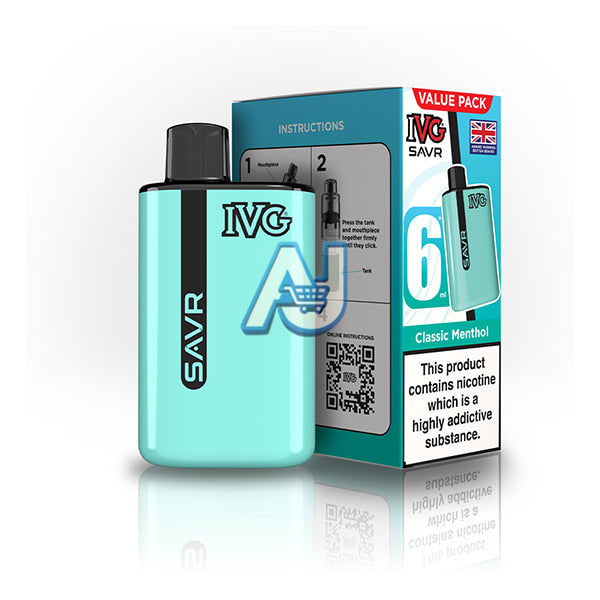 IVG SAVR 3K Puffs Prefilled Pod Vape Kit