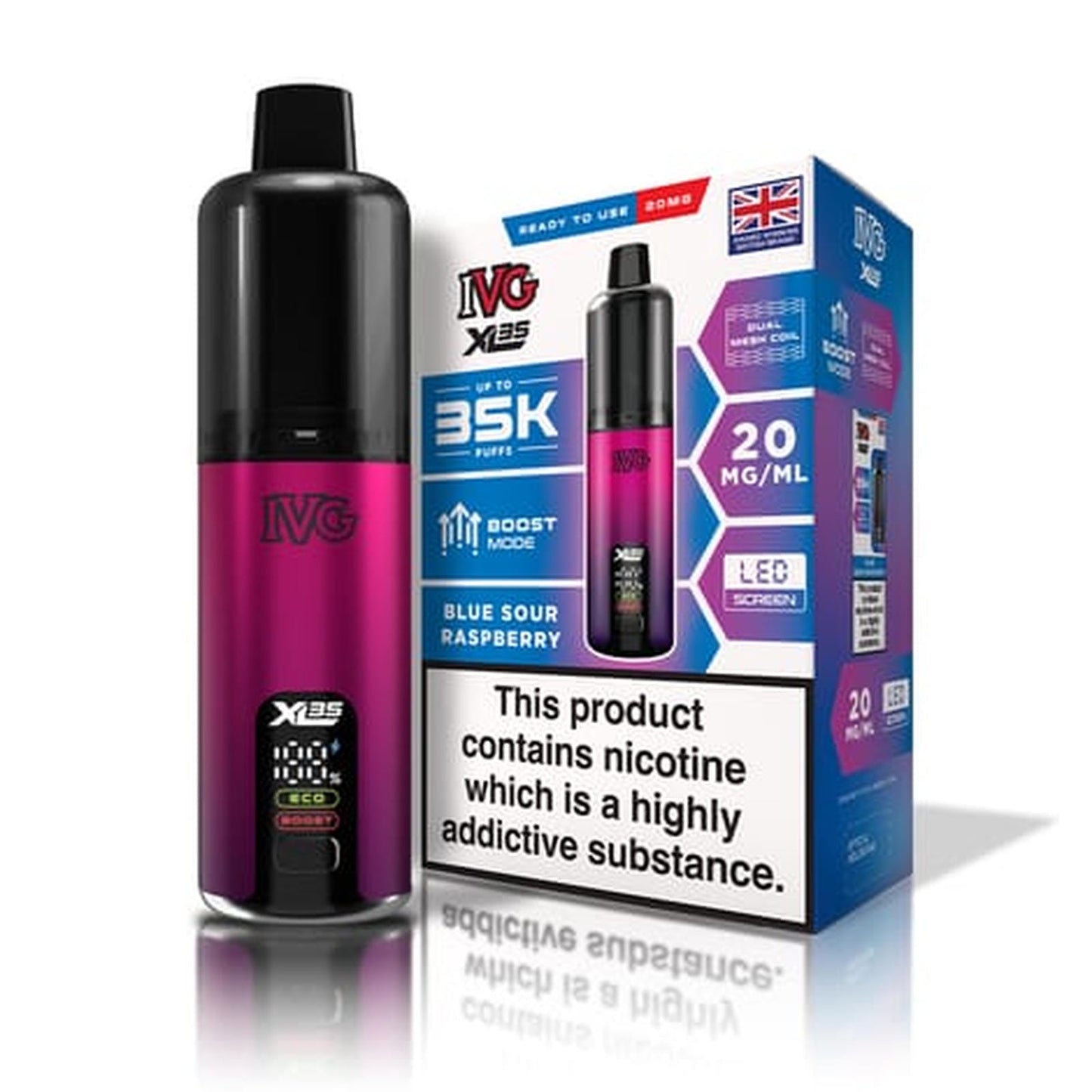 IVG XL 35K Puff Prefilled Pod Vape Kit | Box of 5