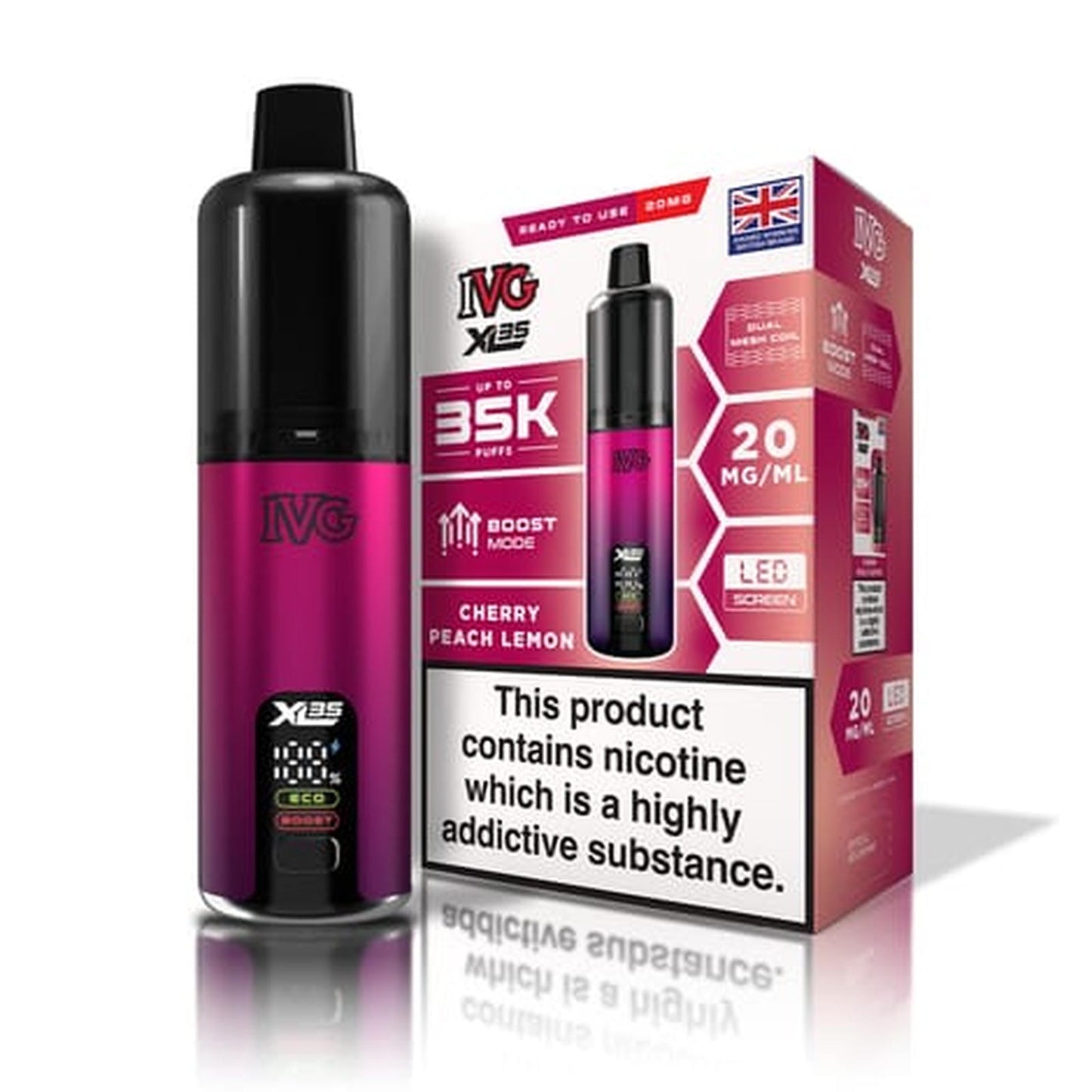 IVG XL 35K Puff Prefilled Pod Vape Kit | Box of 5