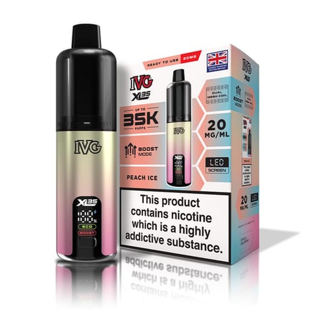 IVG XL 35K Puff Prefilled Pod Vape Kit | Box of 5