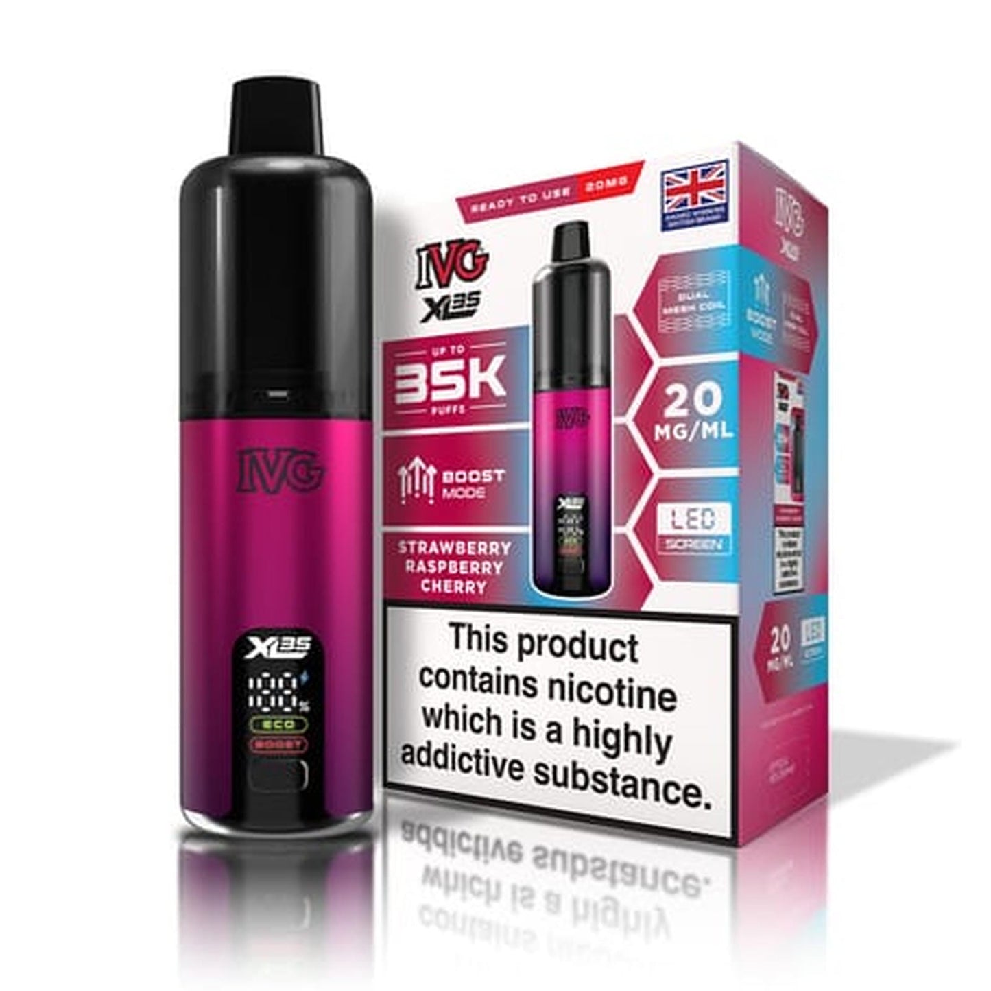 IVG XL 35K Puff Prefilled Pod Vape Kit | Box of 5