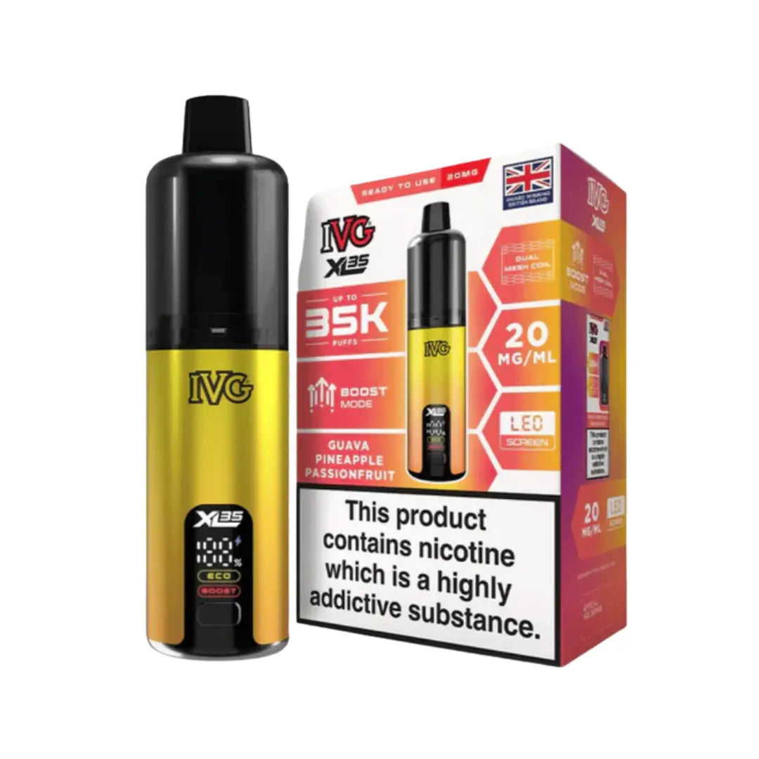 IVG XL 35K Puffs Prefilled & Reusable Pod Kit