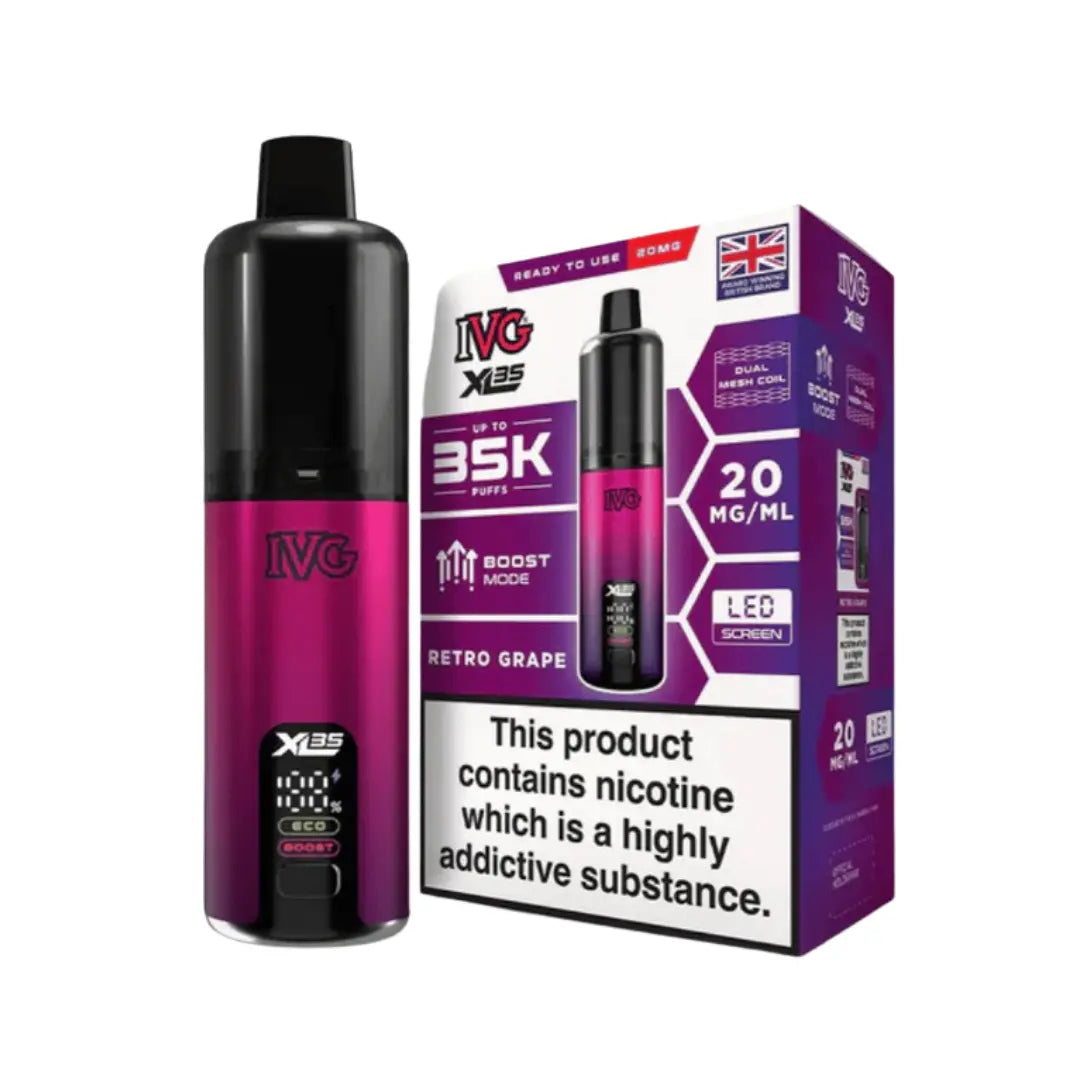 IVG XL 35K Puffs Prefilled & Reusable Pod Kit