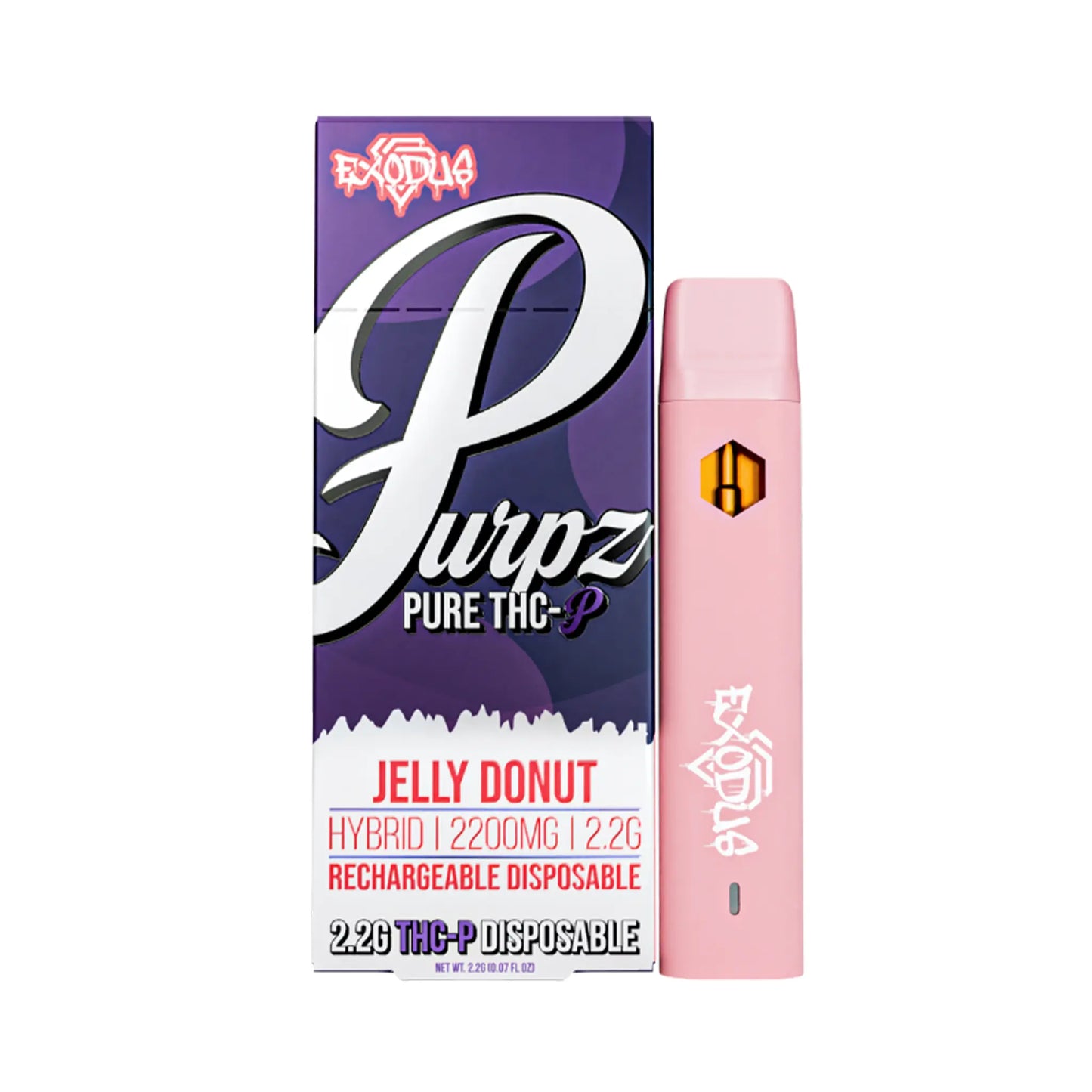 Exodus Purpz Pure THC-P Einweg-Vape 2,2 g