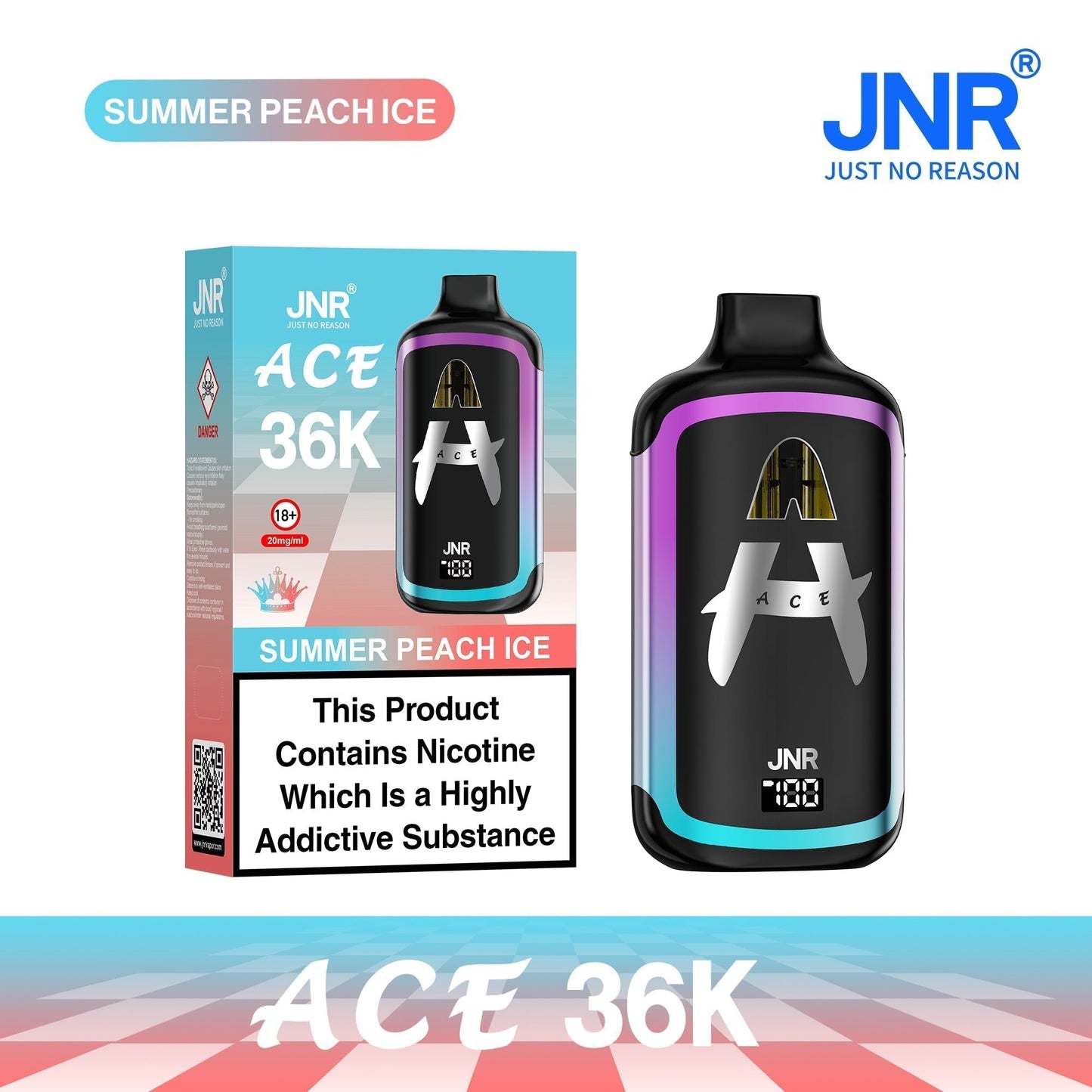 JNR Ace 36K Puffs Prefilled Vape Pod Kit | Box of 5