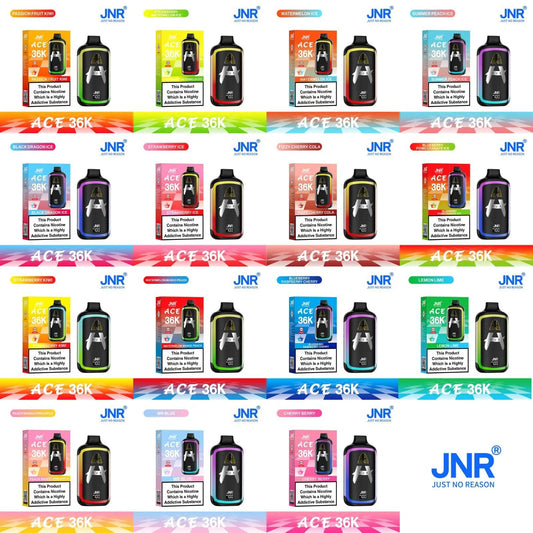 JNR Ace 36K Puffs Prefilled Vape Pod Kit | Box of 5