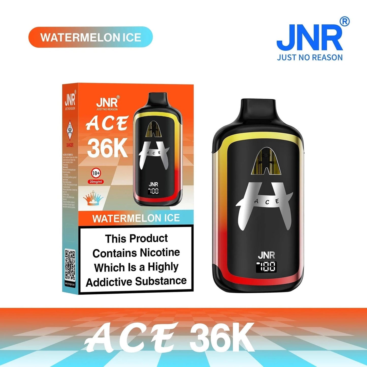 JNR Ace 36K Puffs Prefilled Vape Pod Kit | Box of 5