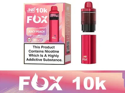 JNR Fox 10K Puffs Prefilled Pod Vape Kit | Box of 5