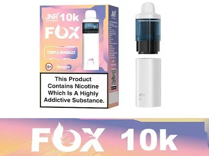 JNR Fox 10K Puffs Prefilled Pod Vape Kit | Box of 5