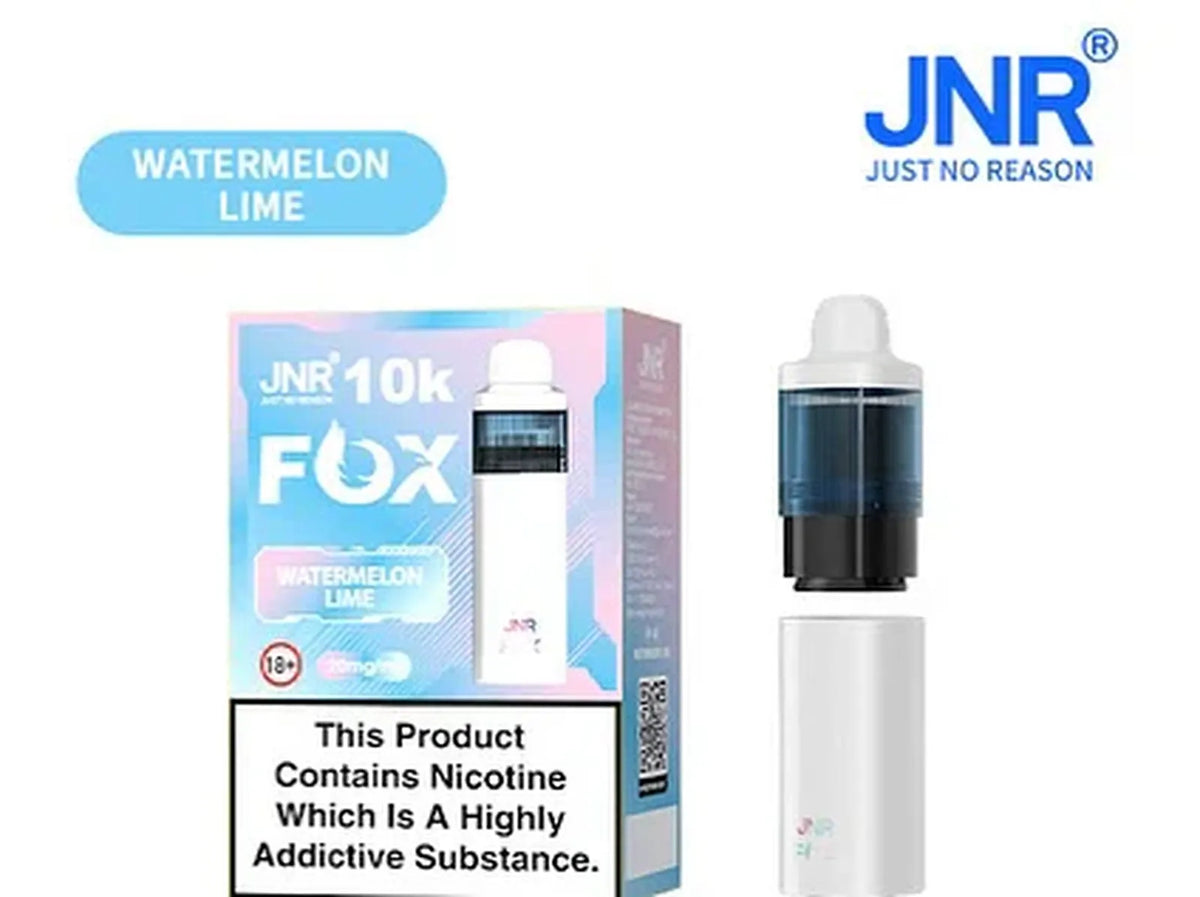 JNR Fox 10K Puffs Prefilled Pod Vape Kit | Box of 5