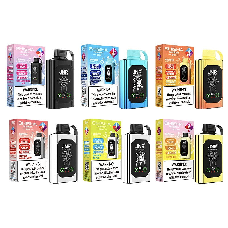JNR Shisha Hookah Box SH30000 Disposable Vape 20ml 5%