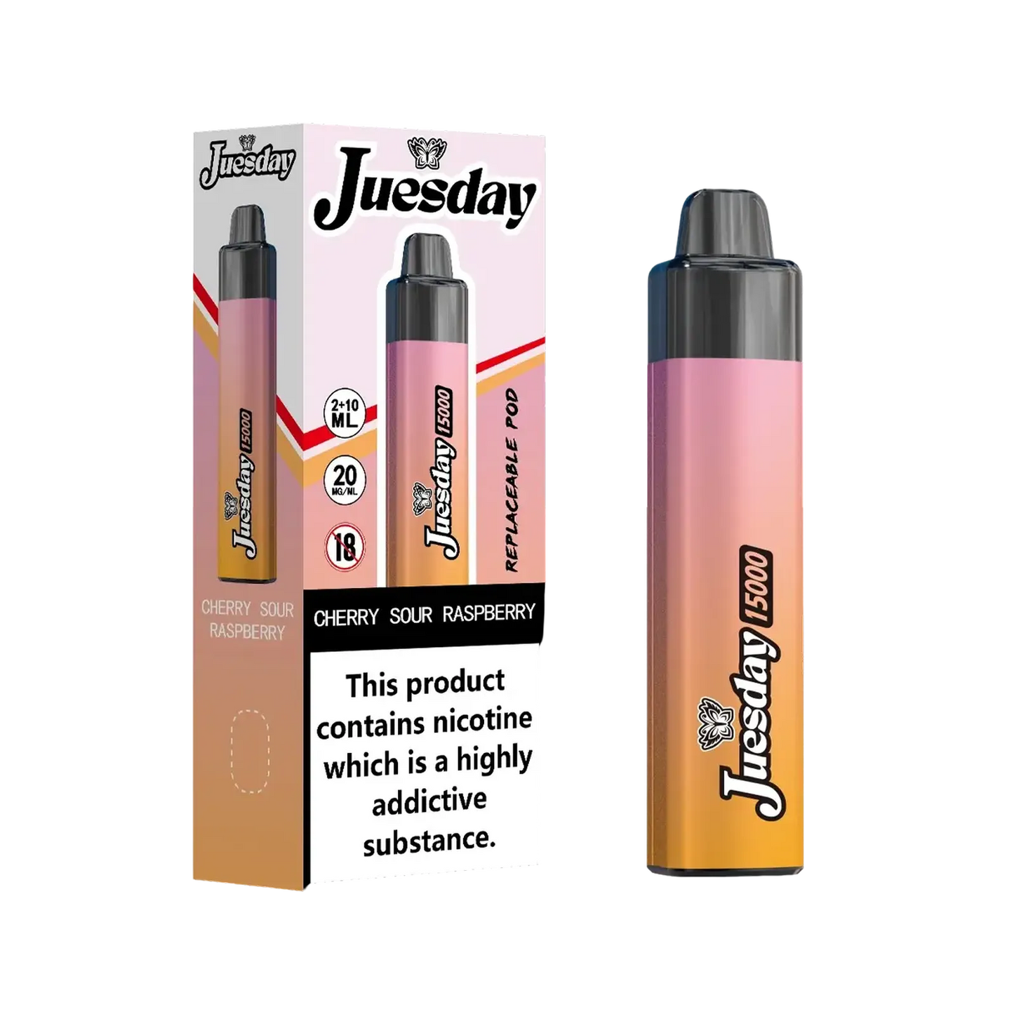 Juesday 15000 Puffs Prefilled Vape Pod Kit | Box of 10