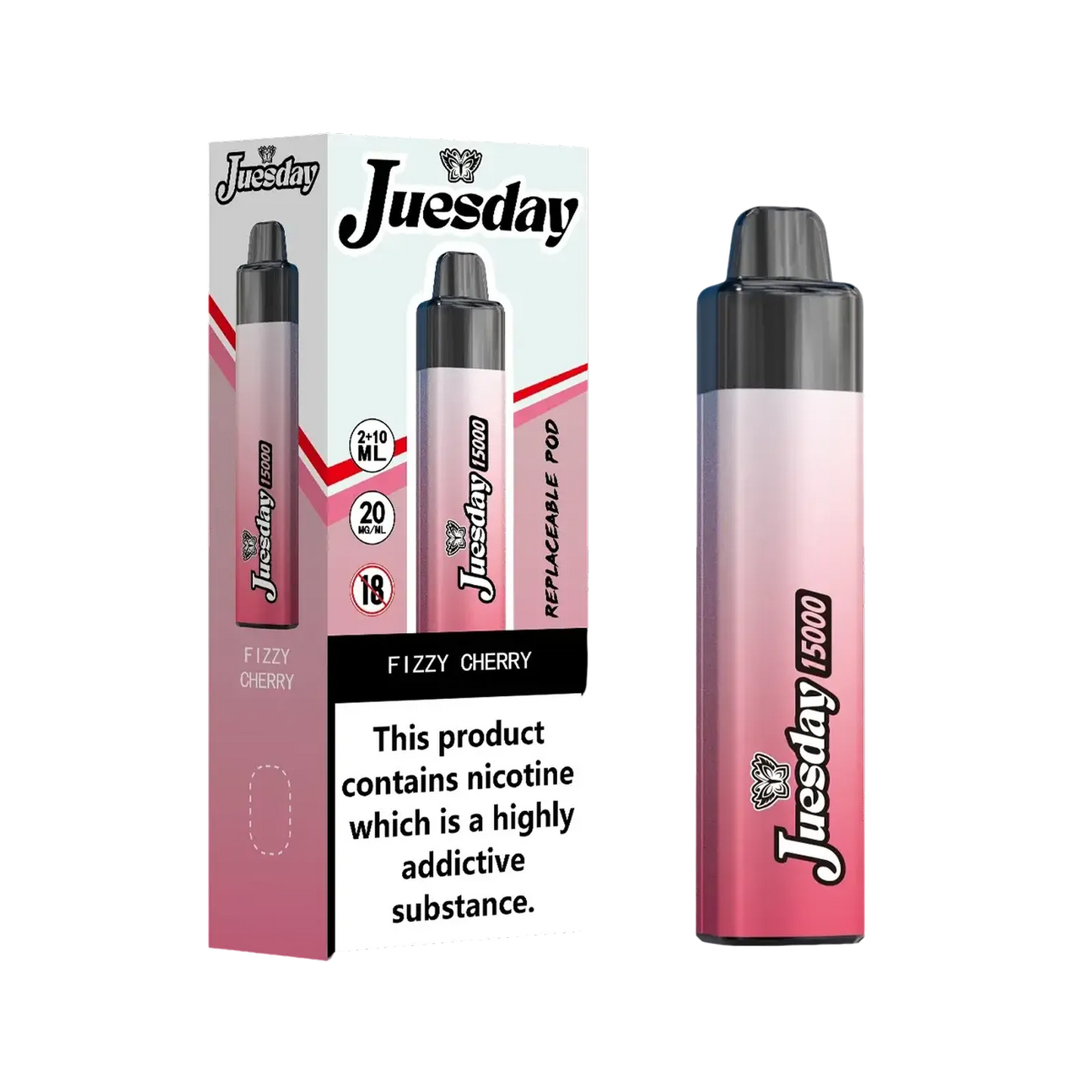 Juesday 15000 Puffs Prefilled Vape Pod Kit | Box of 10