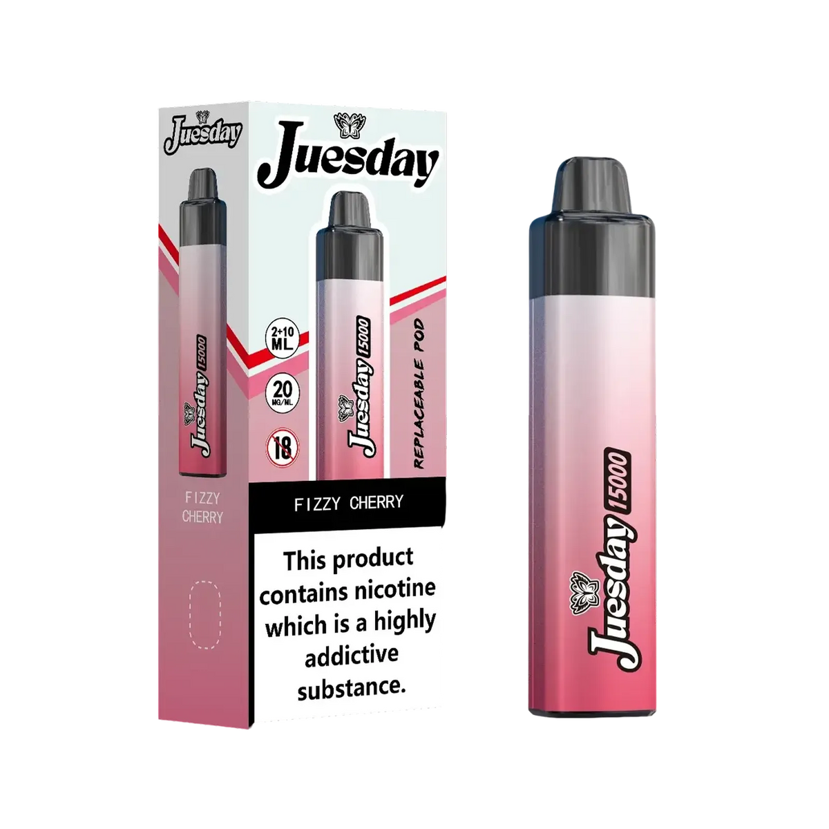 Juesday 15000 Puffs Prefilled Vape Pod Kit | Box of 10
