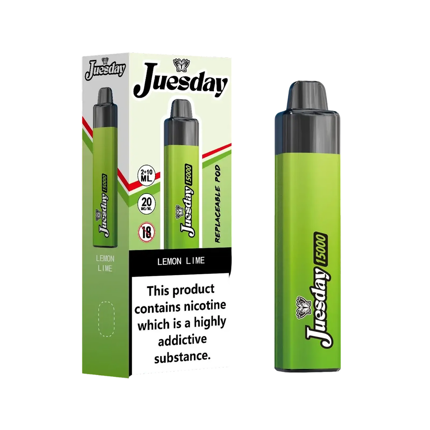 Juesday 15000 Puffs Prefilled Vape Pod Kit | Box of 10