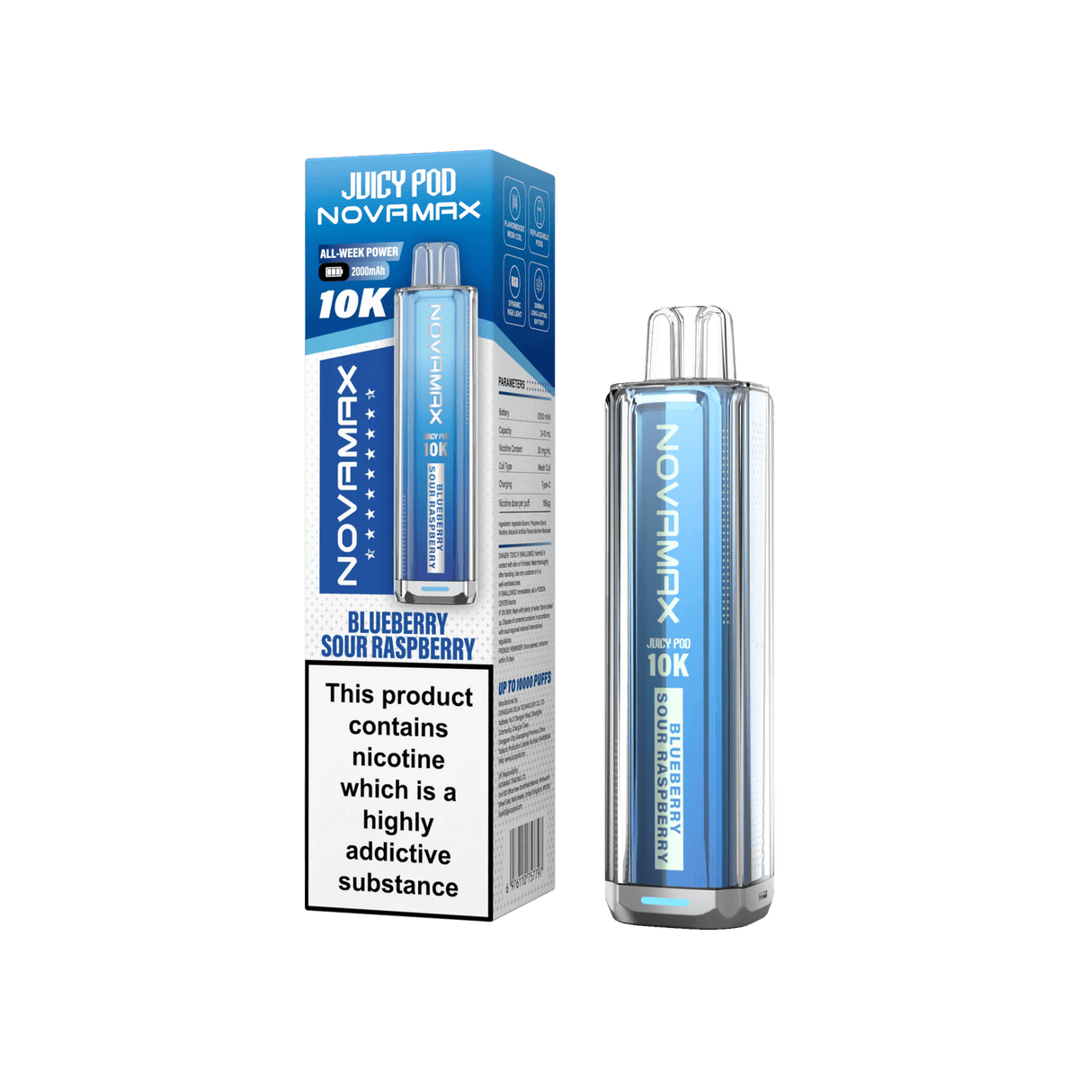 Juicy Pod Novamax 10k Prefilled Pod Vape Kit | Pack of 5