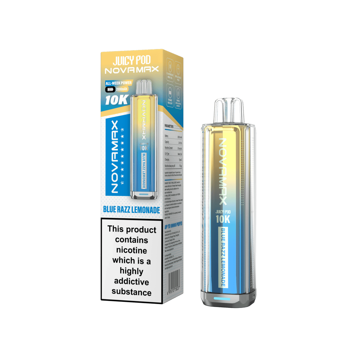 Juicy Pod Novamax 10k Prefilled Pod Vape Kit | Pack of 5