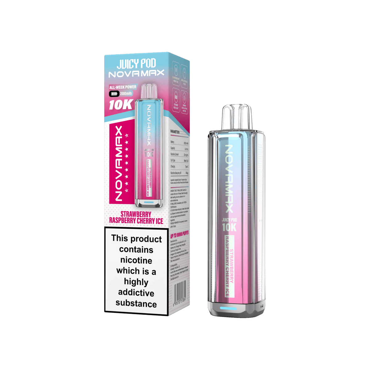 Juicy Pod Novamax 10k Prefilled Pod Vape Kit | Pack of 5