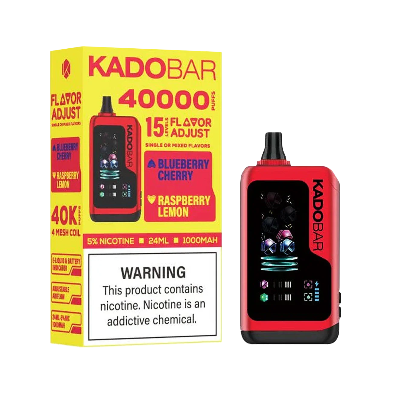 Kado Bar Flavor Adjust 40000 Disposable