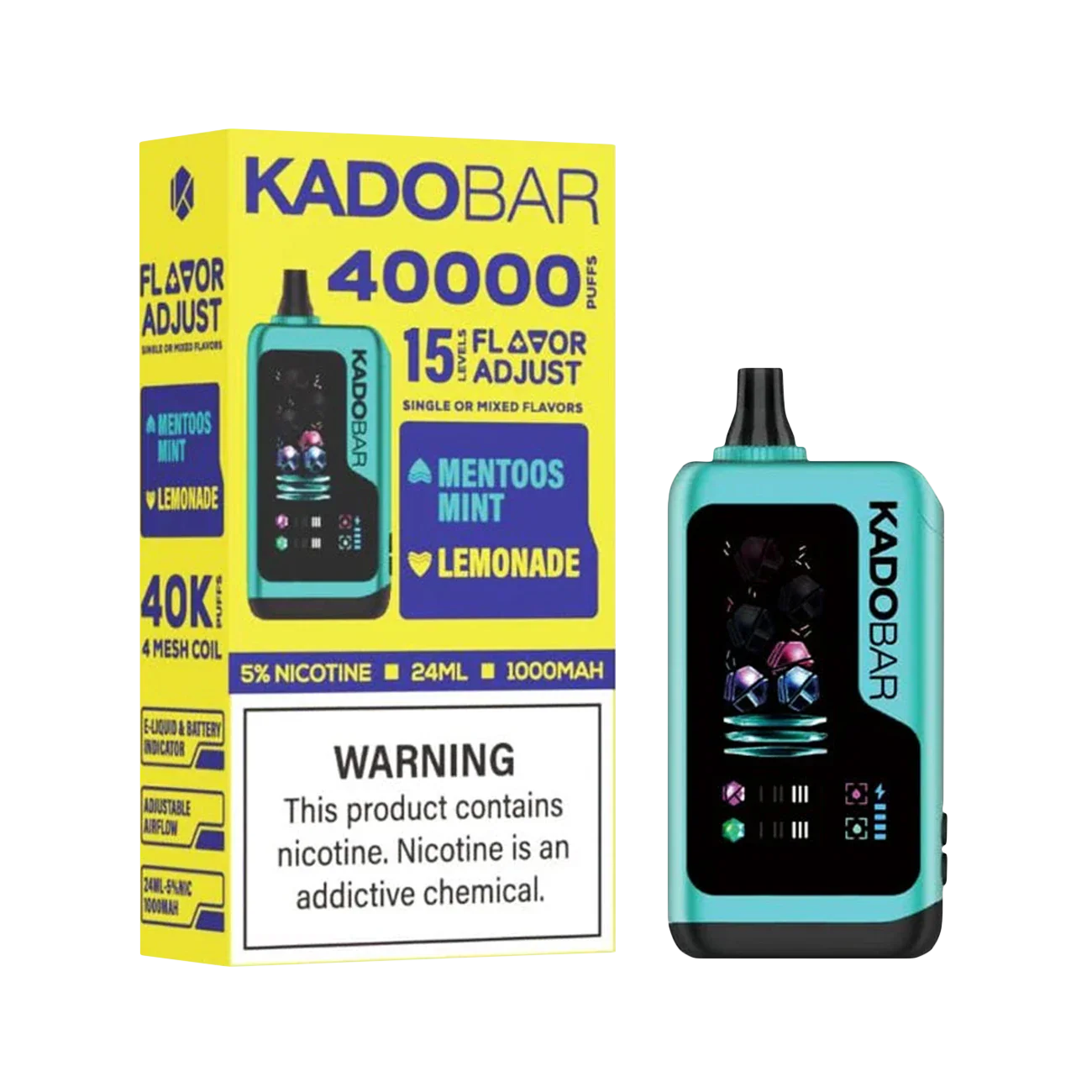 Kado Bar Flavor Adjust 40000 Disposable
