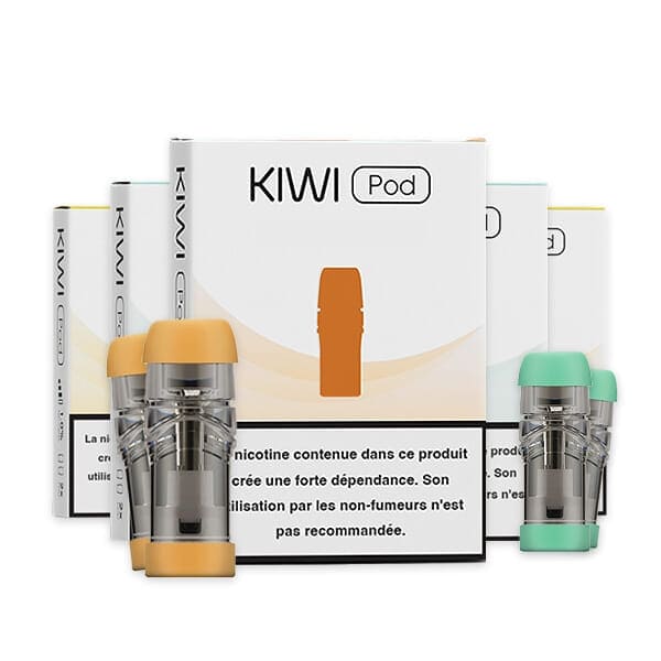 KIWI VAPOR - Packung mit 2 Kartuschen 1,8 ml