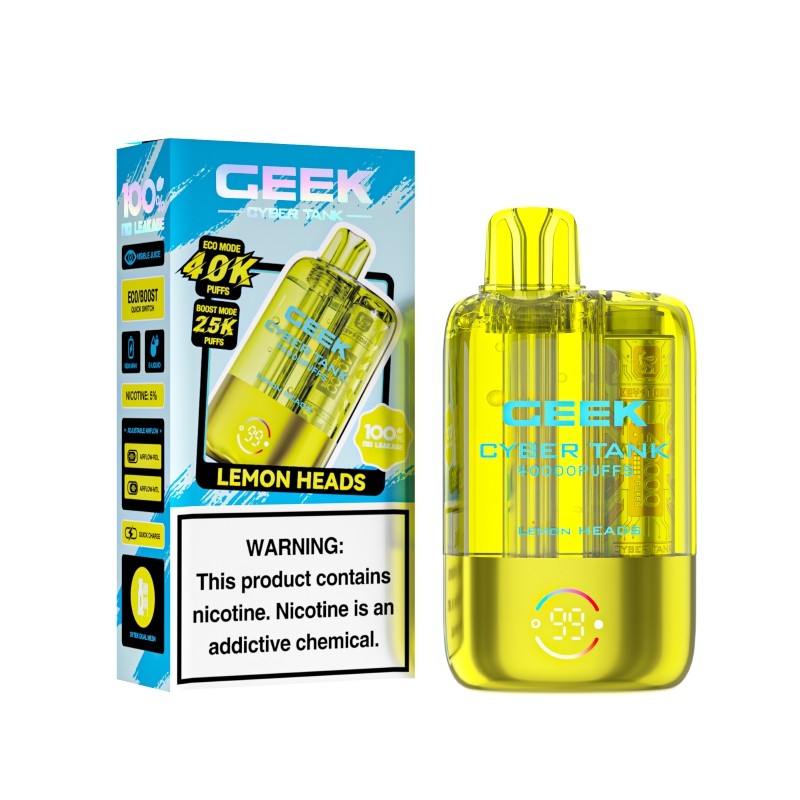 Ceek Cyber ​​Visible Tank 40K Einweg-E-Zigarette 5%