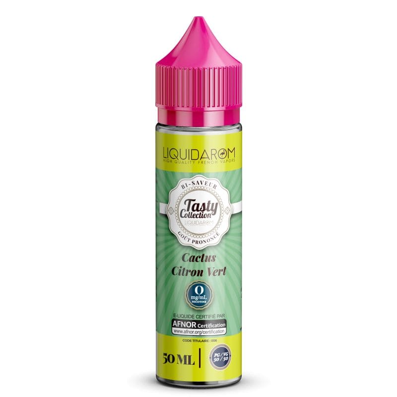 LIQUIDAROM TASTY Cactus Citron Vert – E-Liquid 50 ml