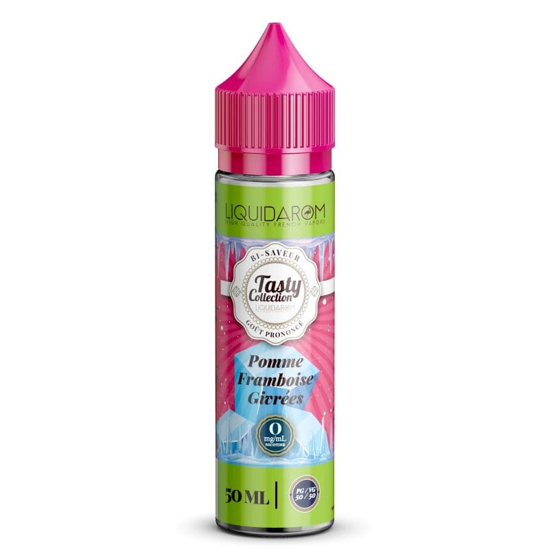LIQUIDAROM TASTY Pomme Framboise Givrés - E-liquide 50ml