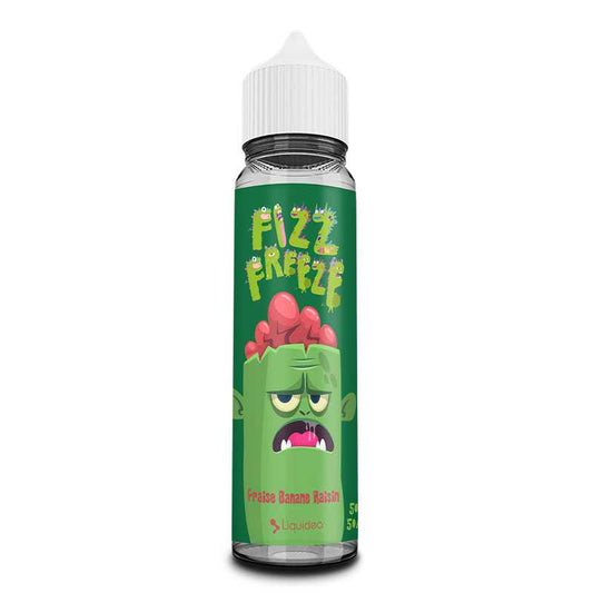 LIQUIDEO Fizz &amp; Freeze Fraise Banane Raisin – E-Liquid 50 ml