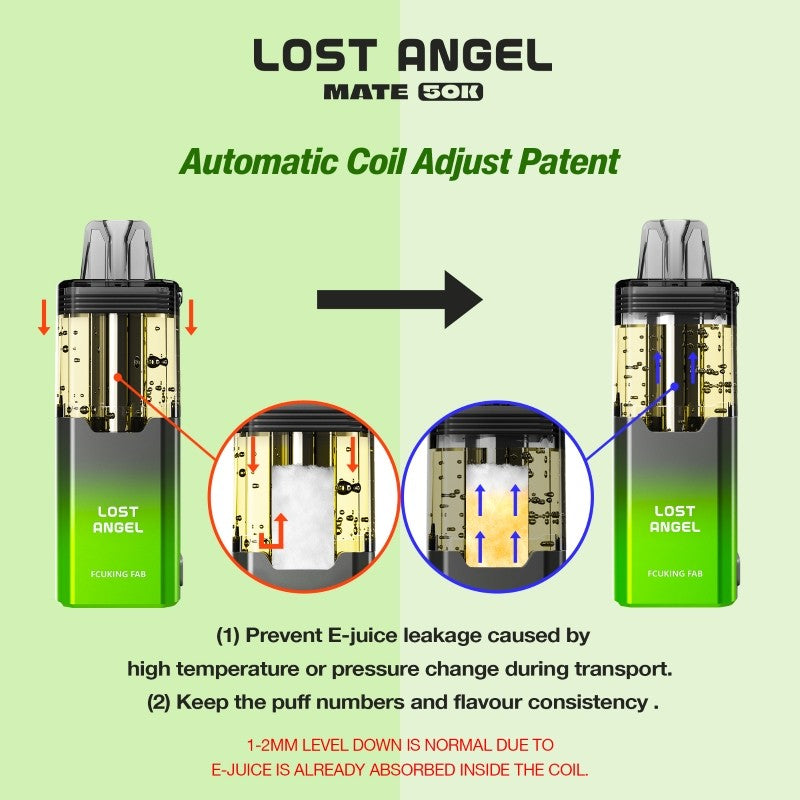 Lost Angel Mate 50K Einweg-E-Zigarette 20ml 5%